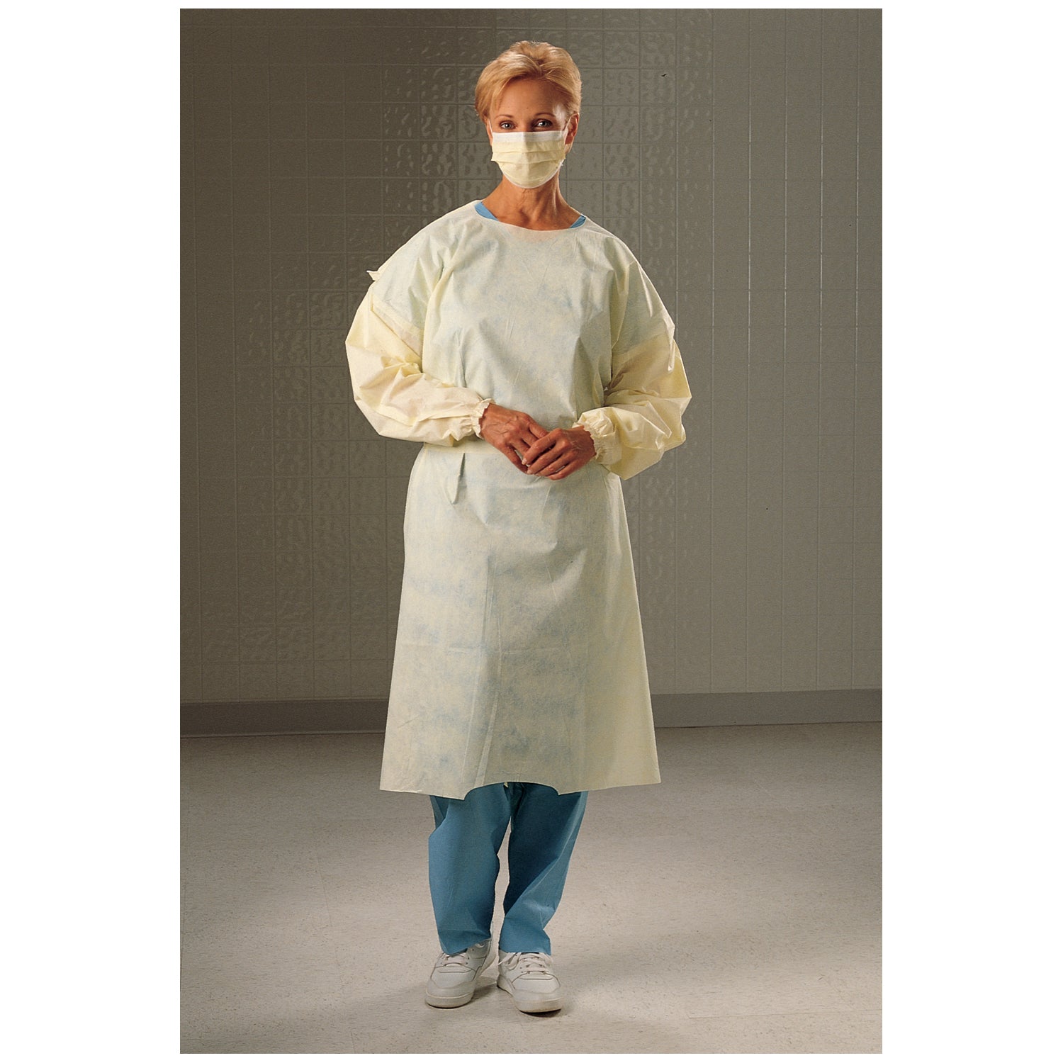 Cover Gown, Yellow, Universal, Note: Can Be Used In The PPE Dispensing System, 100/cs (24 cs/plt) (US Only)