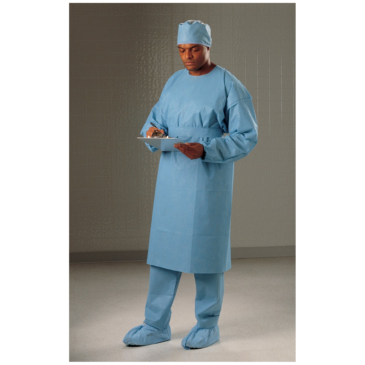 Cover Gown, Blue, X-Large, 100/cs (US Only)