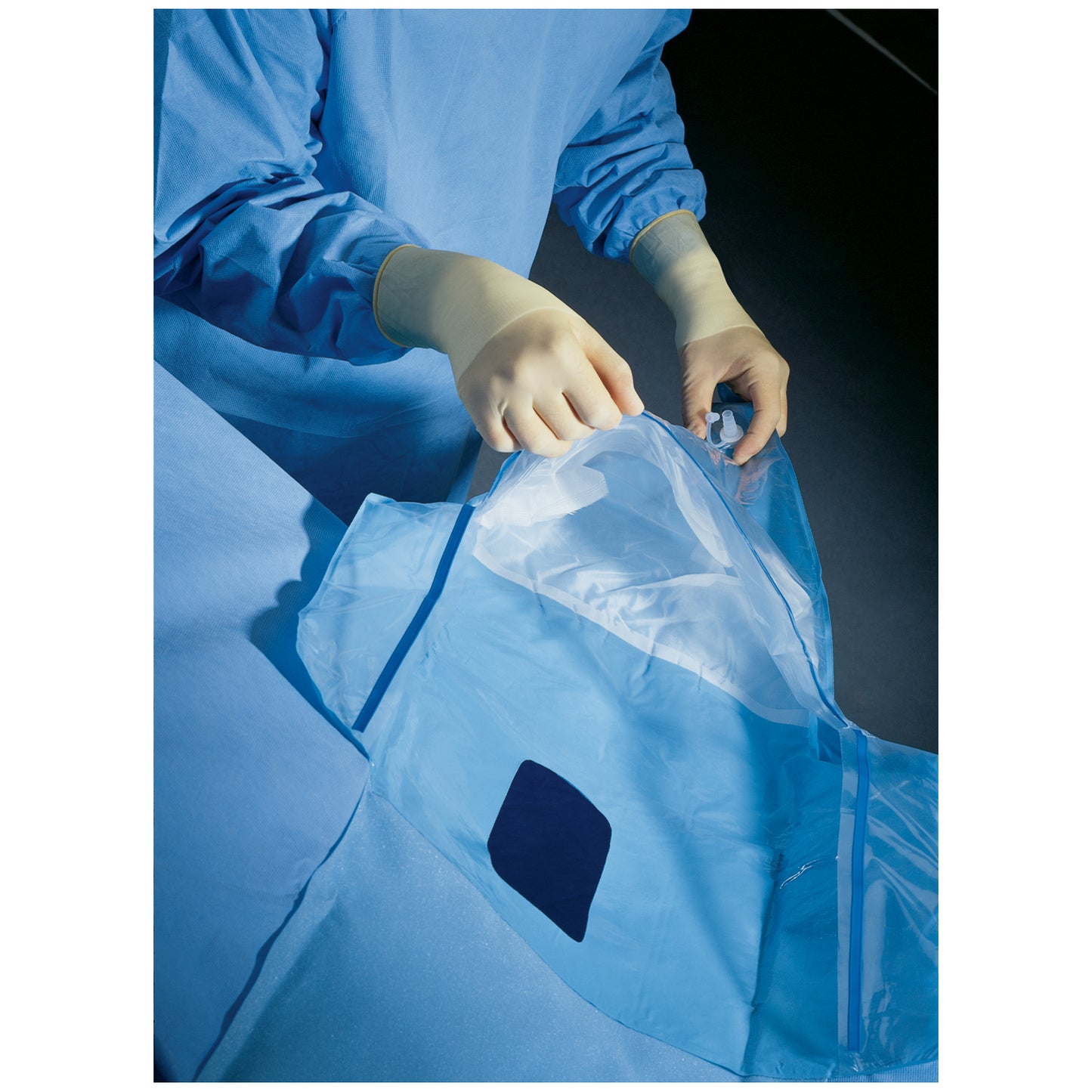 GYN/ Urology Drape, Attached Fluid Collection Pouch, Sterile, 10/cs (US Only)