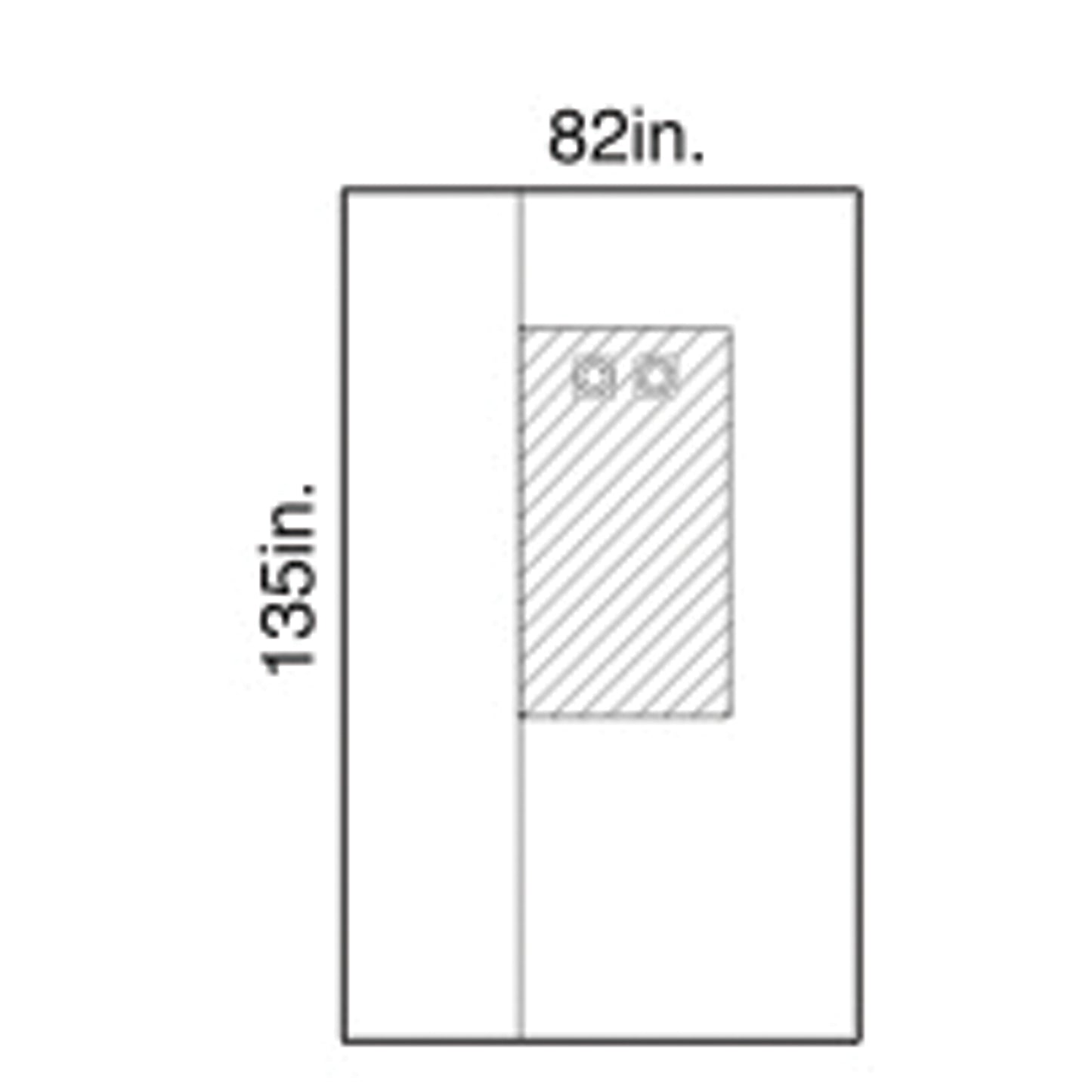 Femoral Angiography Drape, Window, X-Long, Sterile, 14/cs (US Only)