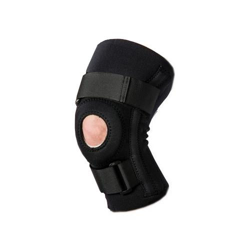 Knee Brace, Allows Full Range of Motion, Neoprene, Open Patella, 3X-Large, 17" - 19", Black