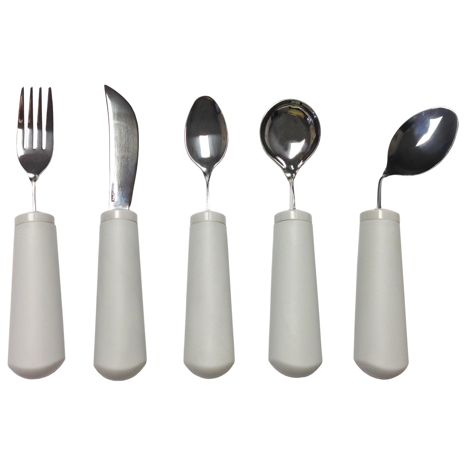 Classic Utensils, Set of 4 Includes: Fork, Knife, Teaspoon & Soup (11401, 11402, 11403 & 11404) (A handling charge of $9.95 will be added to any order under $25.00) (DROP SHIP ONLY) (090714)