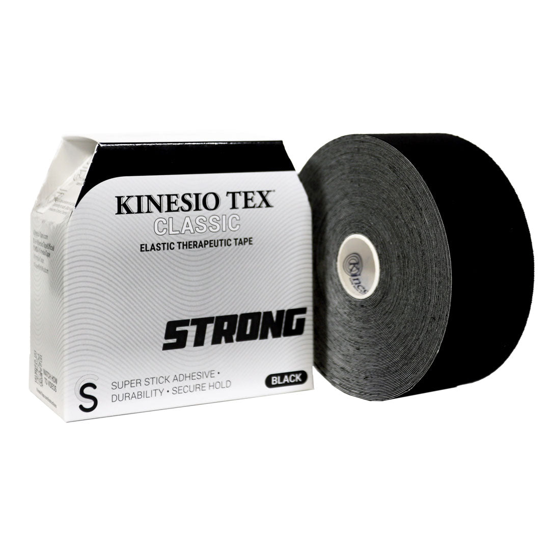Tex Classic Strong Tape, Mini-Bulk, 2" x 16.4 yd. Black, 6 rolls/cs