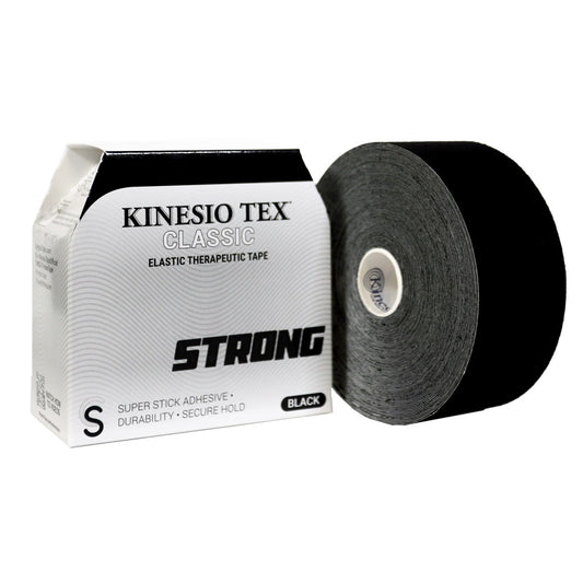 Tex Classic Strong Tape, Mini-Bulk, 2" x 16.4 yd. Black, 6 rolls/cs