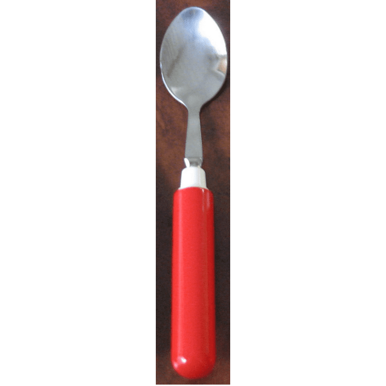 Comfort Grip SoupSpoon, Red Handle (A handling charge of $9.95 will be added to any order under $25.00) (DROP SHIP ONLY)