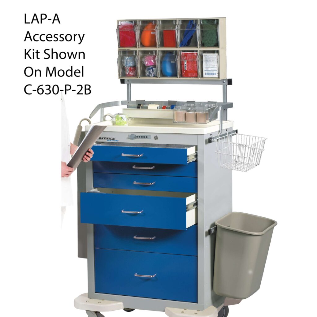 Tray, Flex Dividers & Ampule Holders, 3"D, Classic & Preferred Cart (DROP SHIP ONLY)