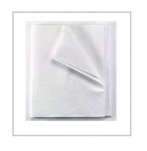 Stretcher Sheet, 40" x 84", Tissue/ Poly, White, 50/cs
