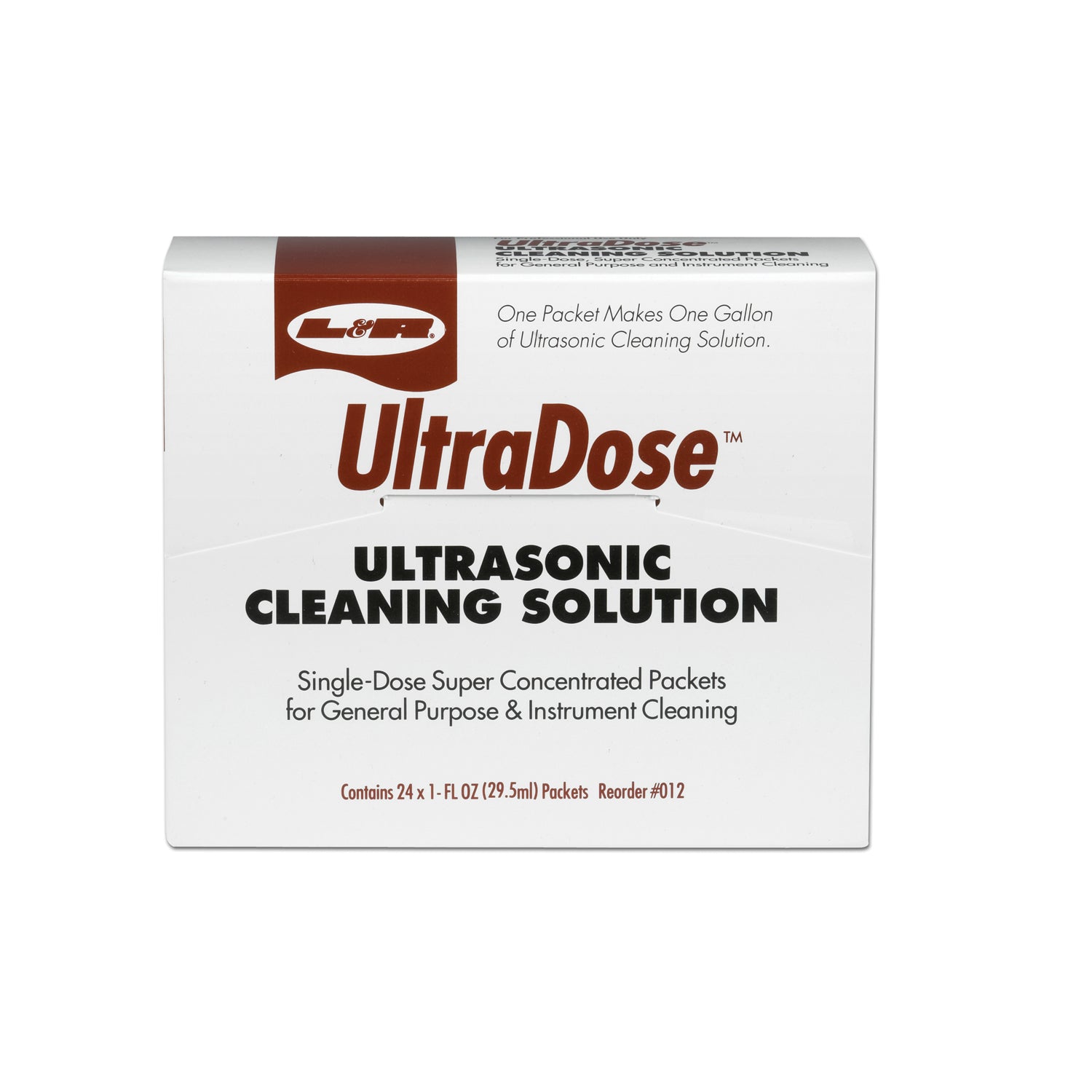 Ultrasonic Cleaning Solution, 1 oz Tubes , 24/bx, 6 bx/cs