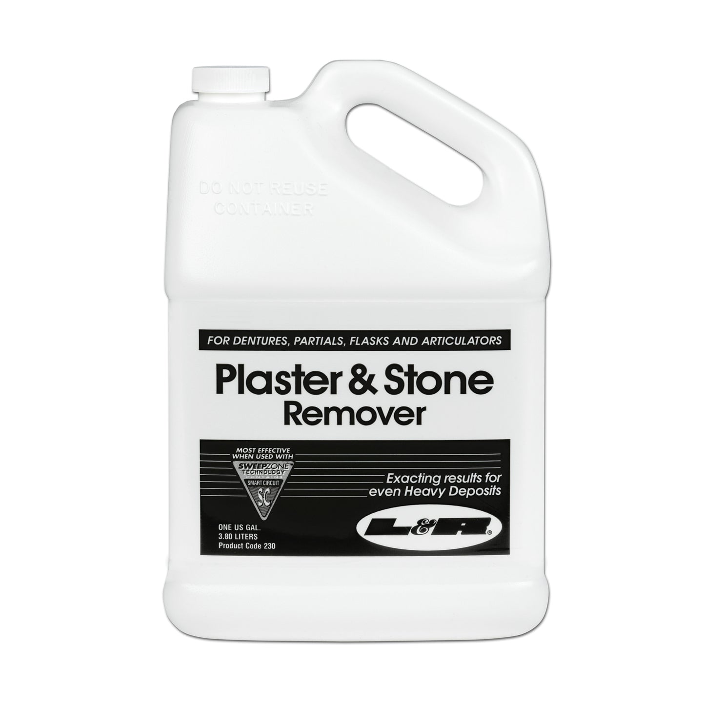 Plaster & Stone Remover, Gallon Bottle, 4/cs