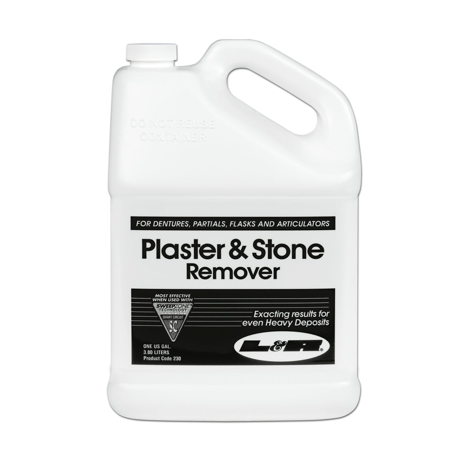 Plaster & Stone Remover, Gallon Bottle, 4/cs