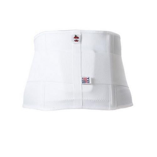 Triple Pull, Elastic, Lumbosacral Support, White, 10" x 6", X-Large (080242)