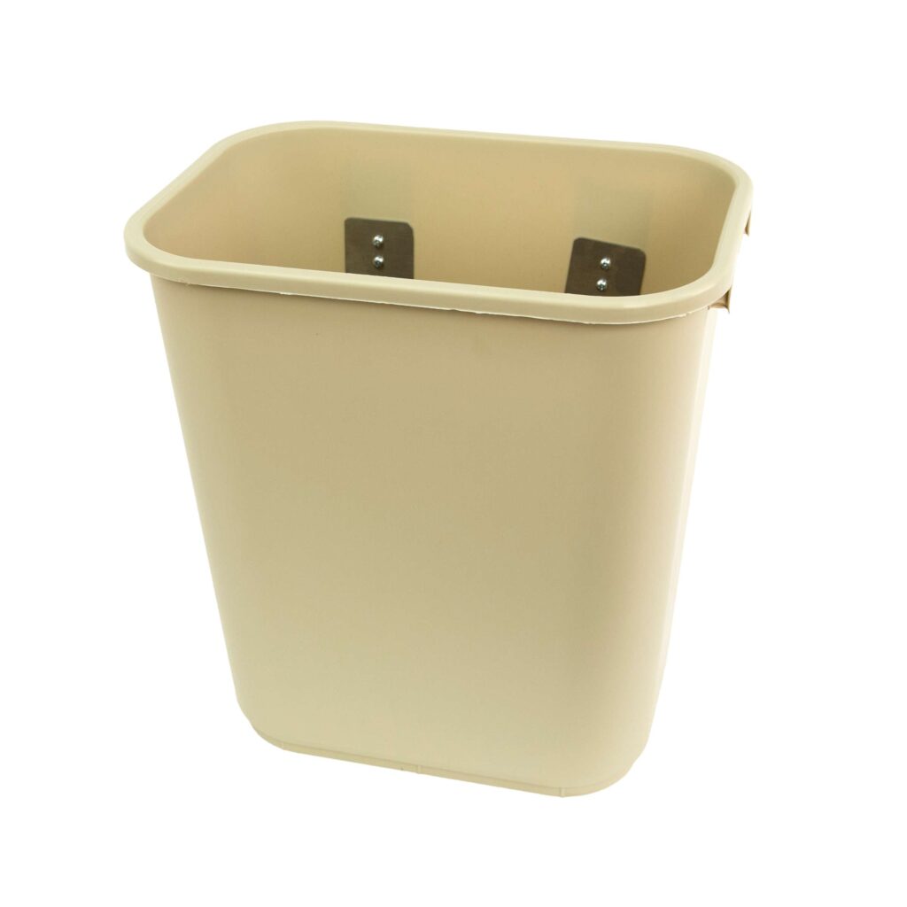 Waste Container, No Top, 28 Qt, Requires LAB-2 Accessory Bar, Classic & Preferred Cart (DROP SHIP ONLY)