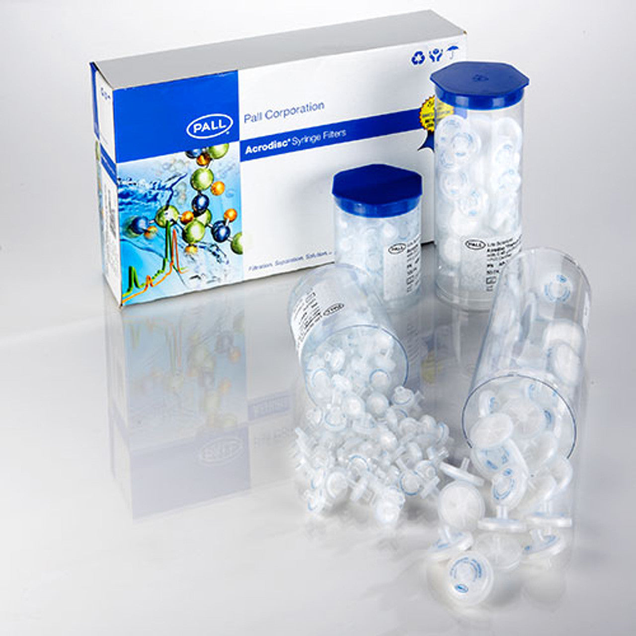 Acrodisc Syringe Filters with Supor Membrane, 0.8m, 25mm, Modified Acrylic Housing, 1000/pk