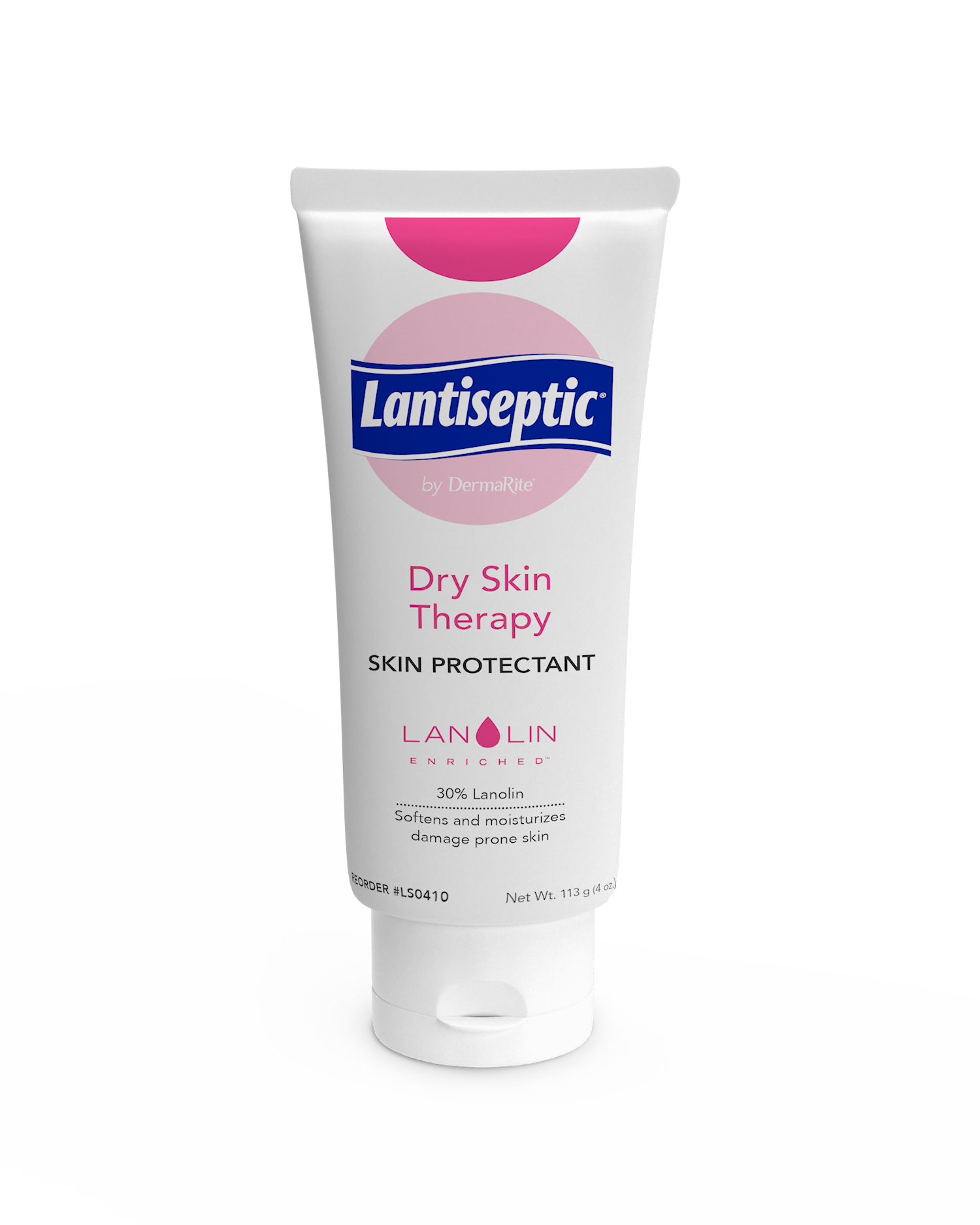 Dry Skin Therapy Therapeutic Cream w/ USP Lanolin 30%, 4oz, 12/cs