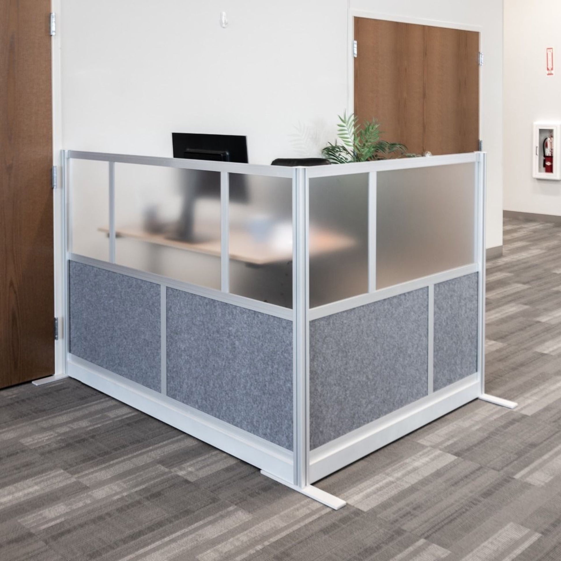 Room Divider Wall System, Add-On Wall, 53" x 48" (DROP SHIP ONLY)