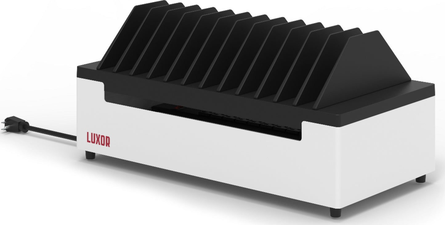 Charging Station for Laptops, Tablets and Mobile Devices, 12-Port, 23.6"W x 11.8"D x 10.9"H (DROP SHIP ONLY)