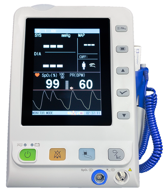 Vital Sign Monitor, Spot and continuous monitoring, w/NIBP and SpO2, and Covidien Oral Temperature Kit (DROP SHIP ONLY)(Not Available For Sale into Canada)