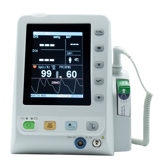 Vital Sign Monitor, Spot and continuous monitoring, w/NIBP and SpO2, and Edan Oral Tempurature Kit (DROP SHIP ONLY)(Not Available For Sale into Canada)