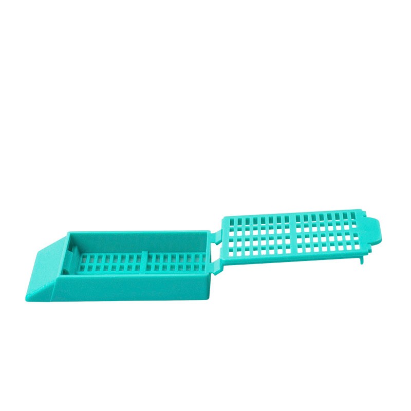 Histosette I Cassettes, Tissue, 45 Degree Angle,  Aqua, 500/bx, 3 bx/cs