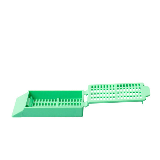 Histosette I Cassettes, Tissue, 45 Degree Angle,  Green, 500/bx, 3 bx/cs