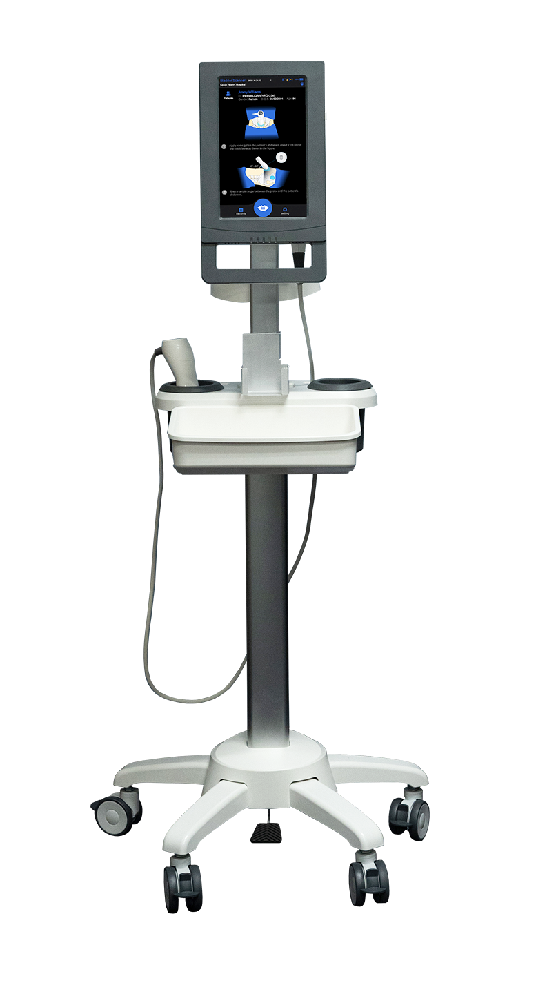 M7 Bladder Scanner, Touchscreen display, Wired Probe (Drop resistant up to 4ft), Rolling Cart, WiFi, Bluetooth, 5% (when measuring above or less than 100ml), 3 scanning depths (for different patient sizes) (DROP SHIP ONLY)