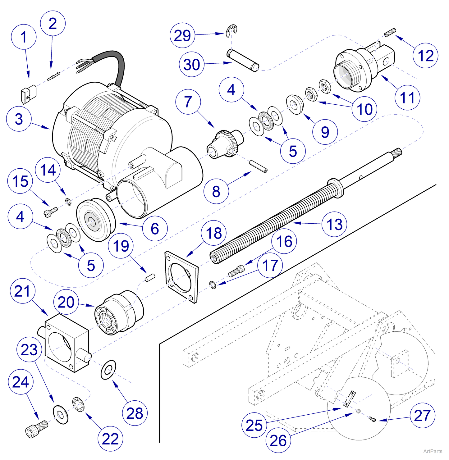 Screw, SHC, 0.250-20 x 0.625, CD/ZN, Epoxy Lock (US Only) (DROP SHIP ONLY) (Delivery Info Sheet Required)