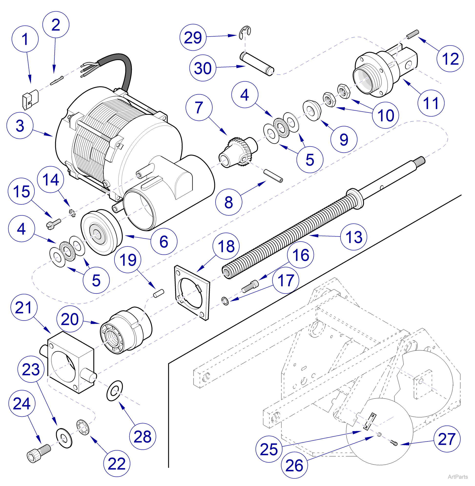 Screw, SHC, 0.250-20 x 0.625, CD/ZN, Epoxy Lock (US Only) (DROP SHIP ONLY) (Delivery Info Sheet Required)