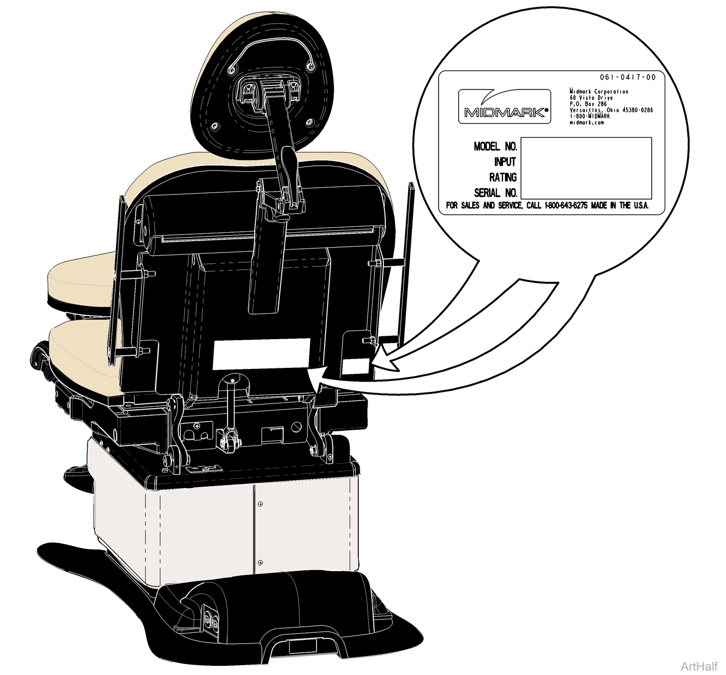 Bar Code Holder-WS (US Only) (DROP SHIP ONLY) (Delivery Info Sheet Required)