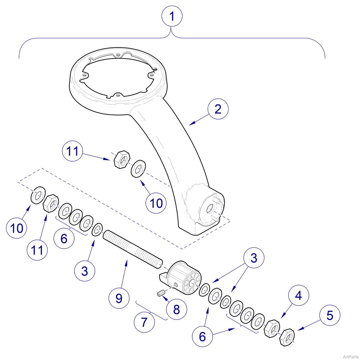 Washer, Plain, 0.500, SS (US Only) (DROP SHIP ONLY) (Delivery Info Sheet Required)
