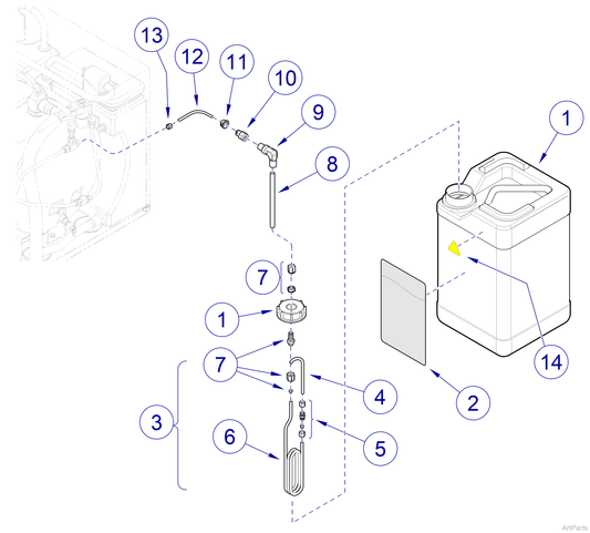 1/4" Male Connector (US Only) (DROP SHIP ONLY) (Delivery Info Sheet Required)