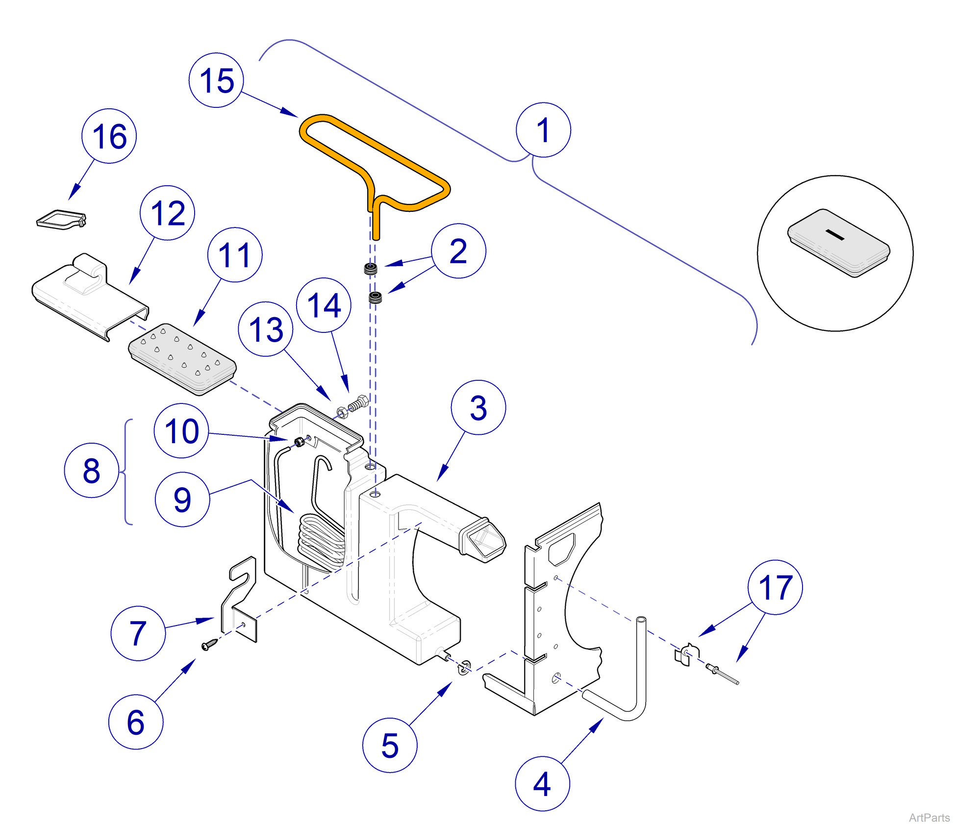 Nut, 1/4" Bulkhead Union (US Only) (DROP SHIP ONLY) (Delivery Info Sheet Required)