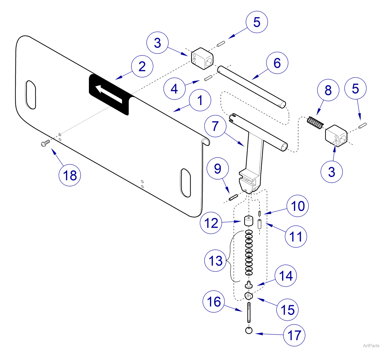 Washer, Spcl, 0.380 X 0.750 X 0.040, Spring (US Only) (DROP SHIP ONLY) (Delivery Info Sheet Required)