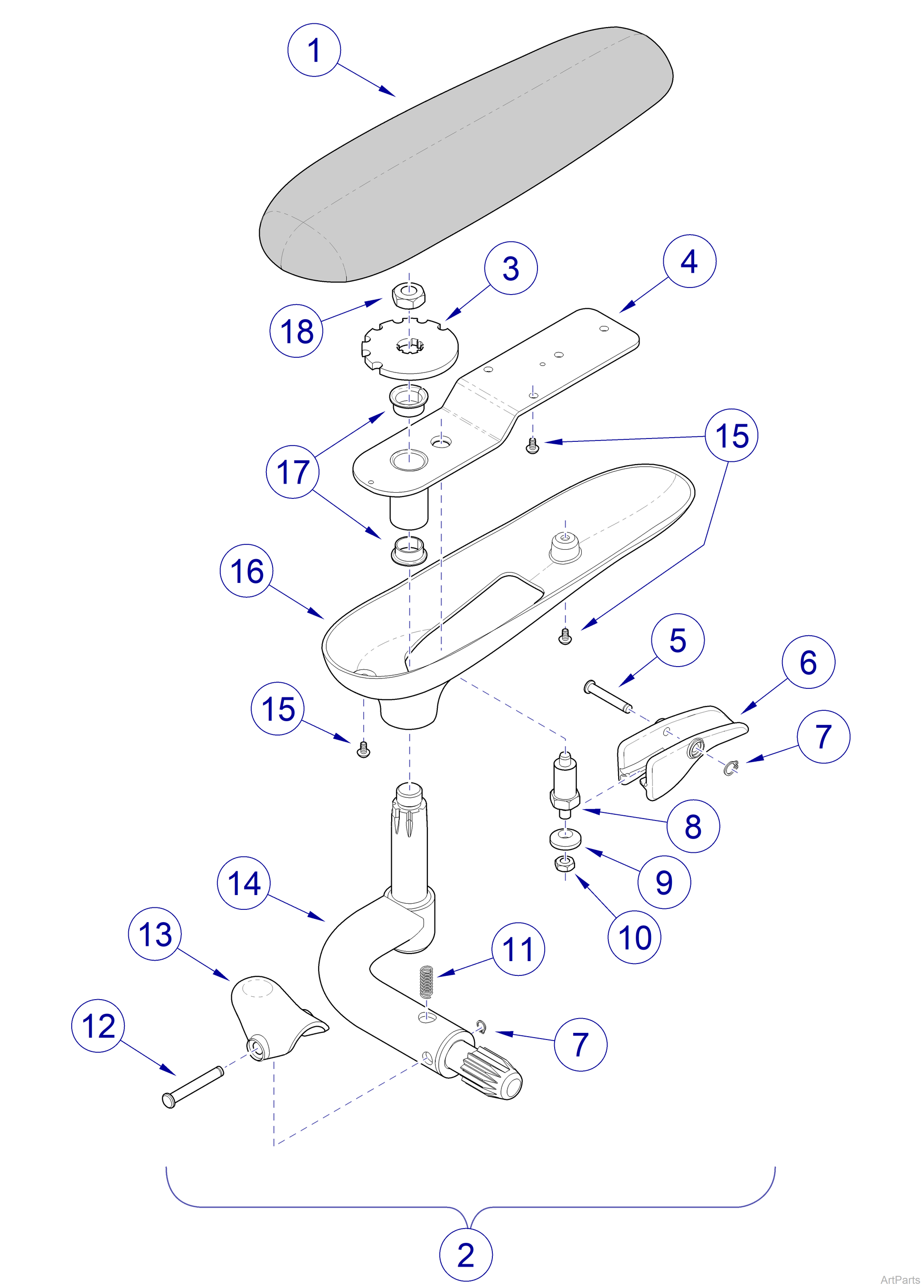 Washer, Spcl, 0.375, Male Spherical, BO (US Only) (DROP SHIP ONLY) (Delivery Info Sheet Required)