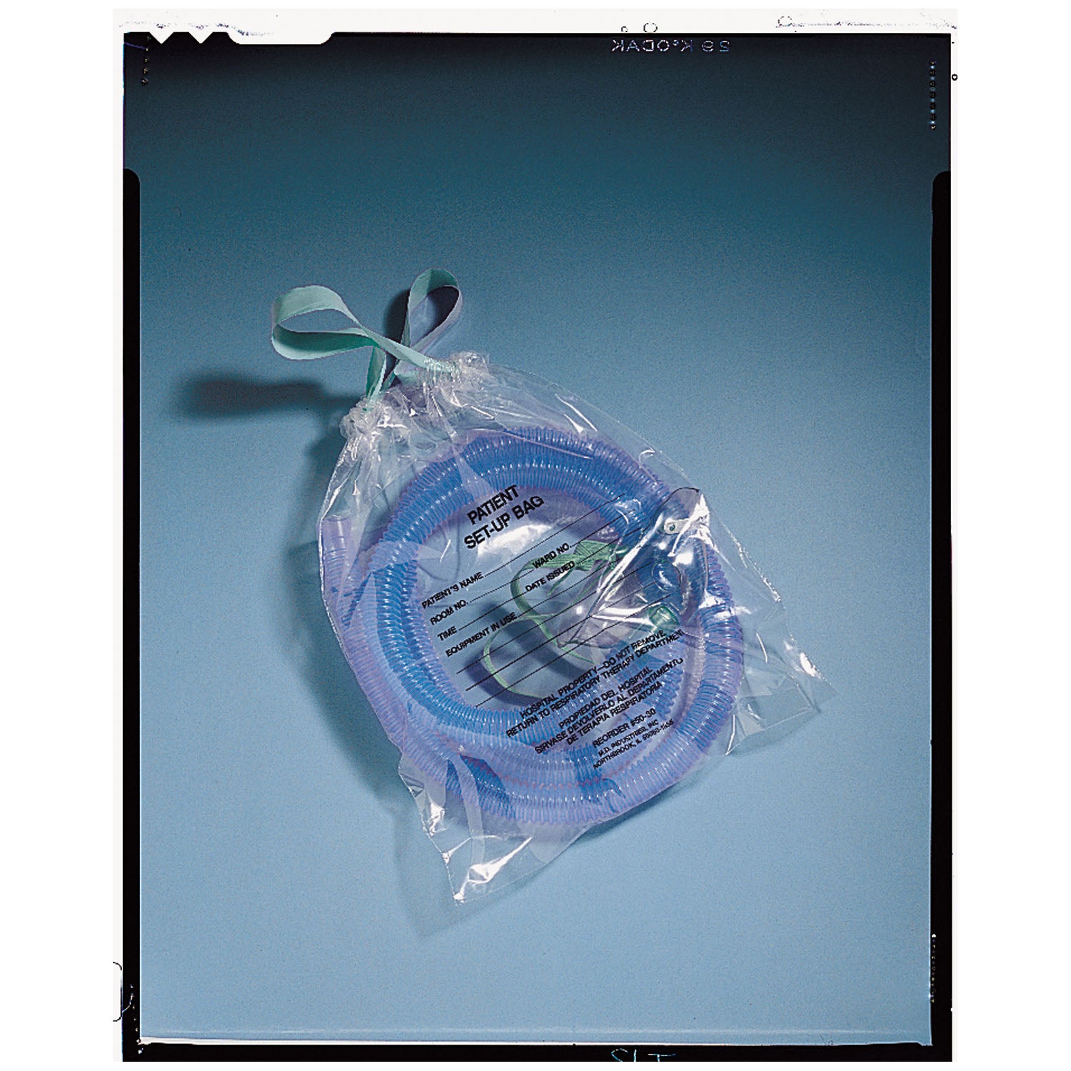 Patient Bag, Clear, Plastic Draw Tape, 12" x 16" (Printed Message), 500/cs