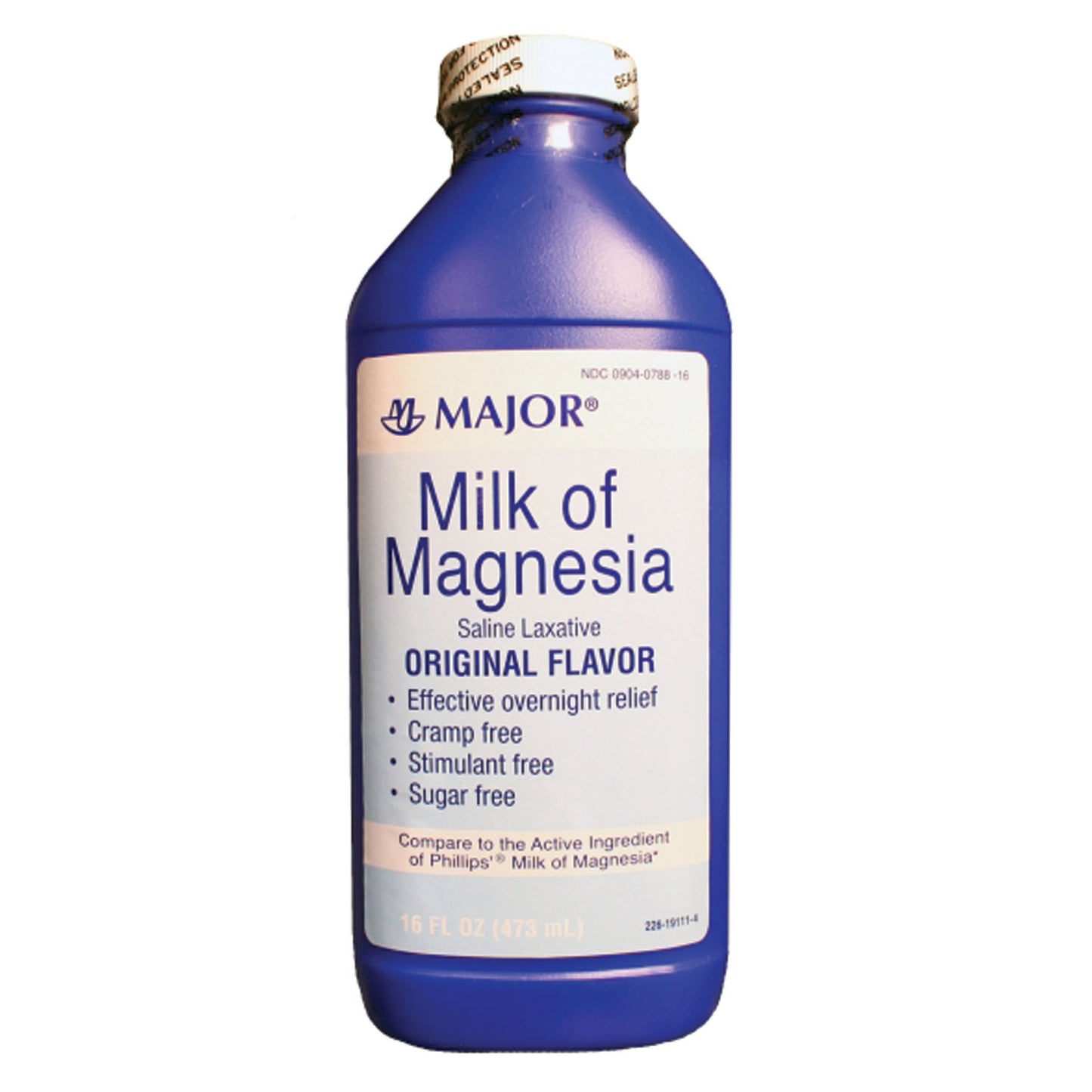 Milk of Magnesia, 16 oz, NDC# 00904-0788-16 (US Only) 