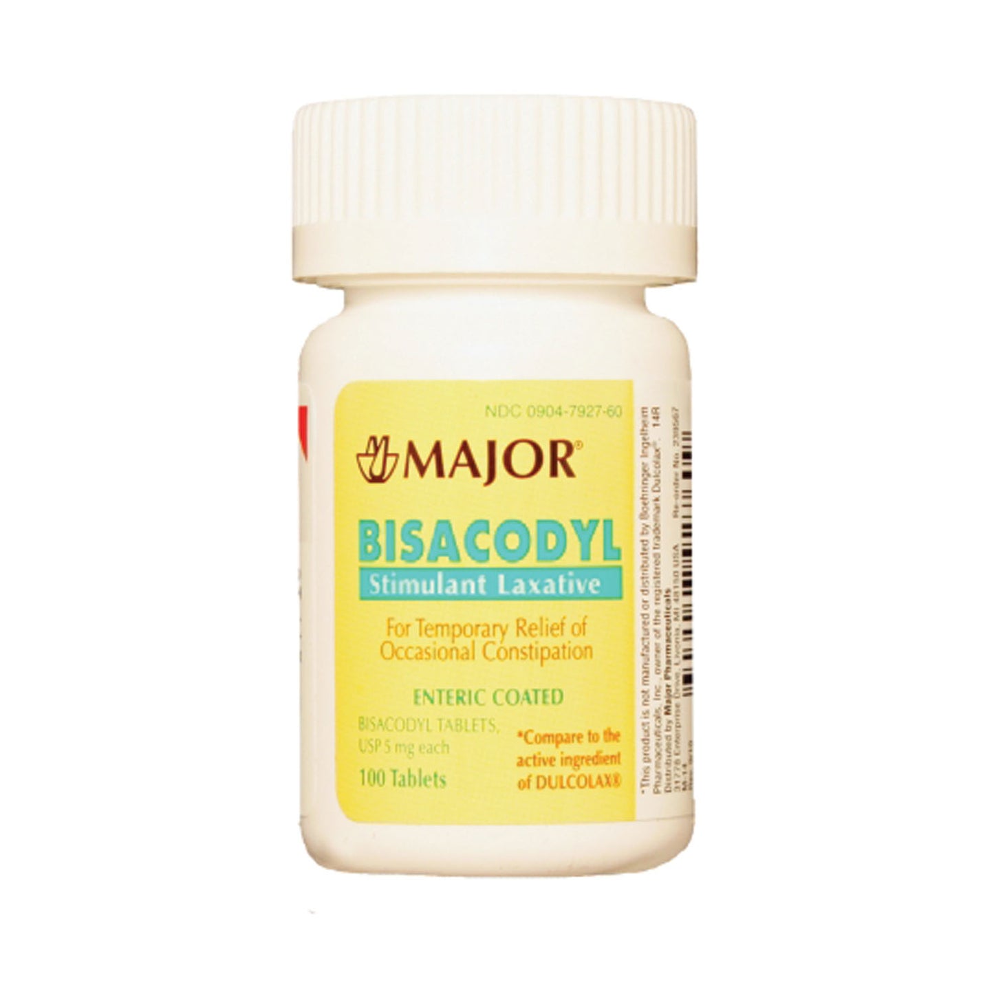 Bisacodyl, 5mg, Tablets, Enteric Coated, 100s, Compare to Dulcolax, 144/cs, NDC# 00904-6748-60 (US Only)