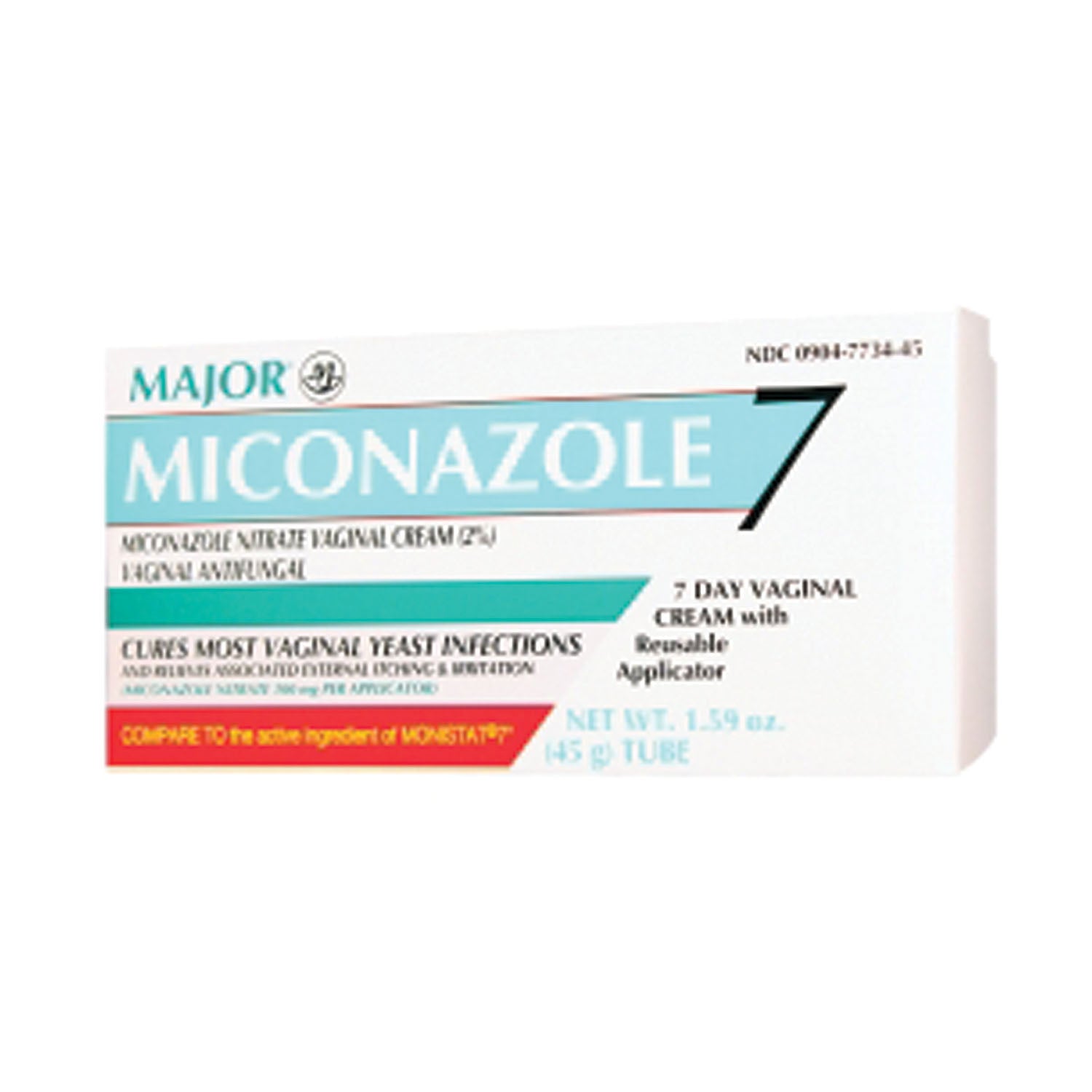 Miconazole 7 , Reusable Applicator, Cream, 45gm, Compare to Monistat 7, NDC# 00904-7734-45