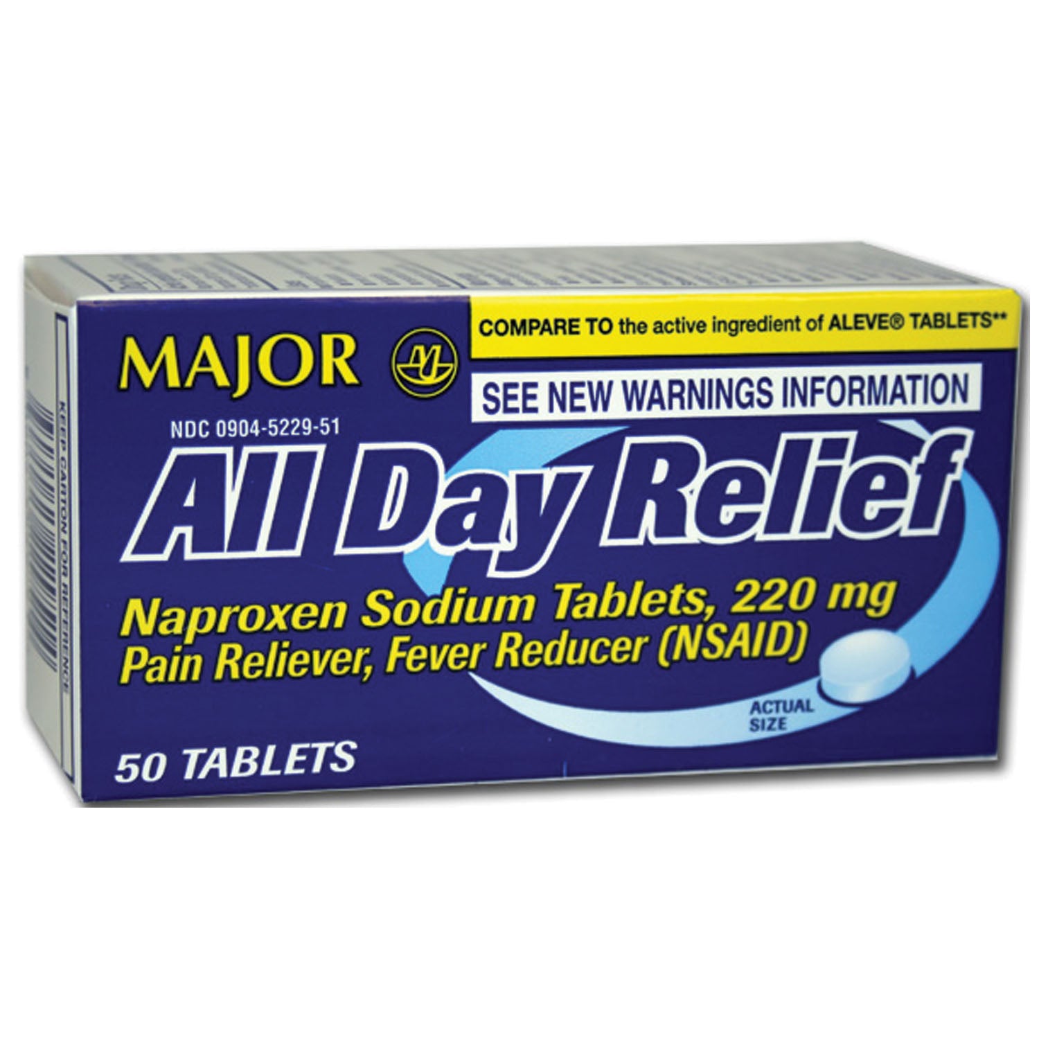 Naproxen Sodium, 220mg, 50s, Compare to Aleve, 24/cs, NDC# 00536-1094-06 (US Only)