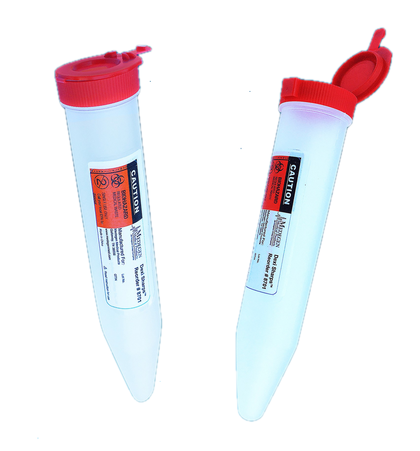 DEXI SHARPS, .1L, Compact, Clear/Red, Snap Lid, 48/cs