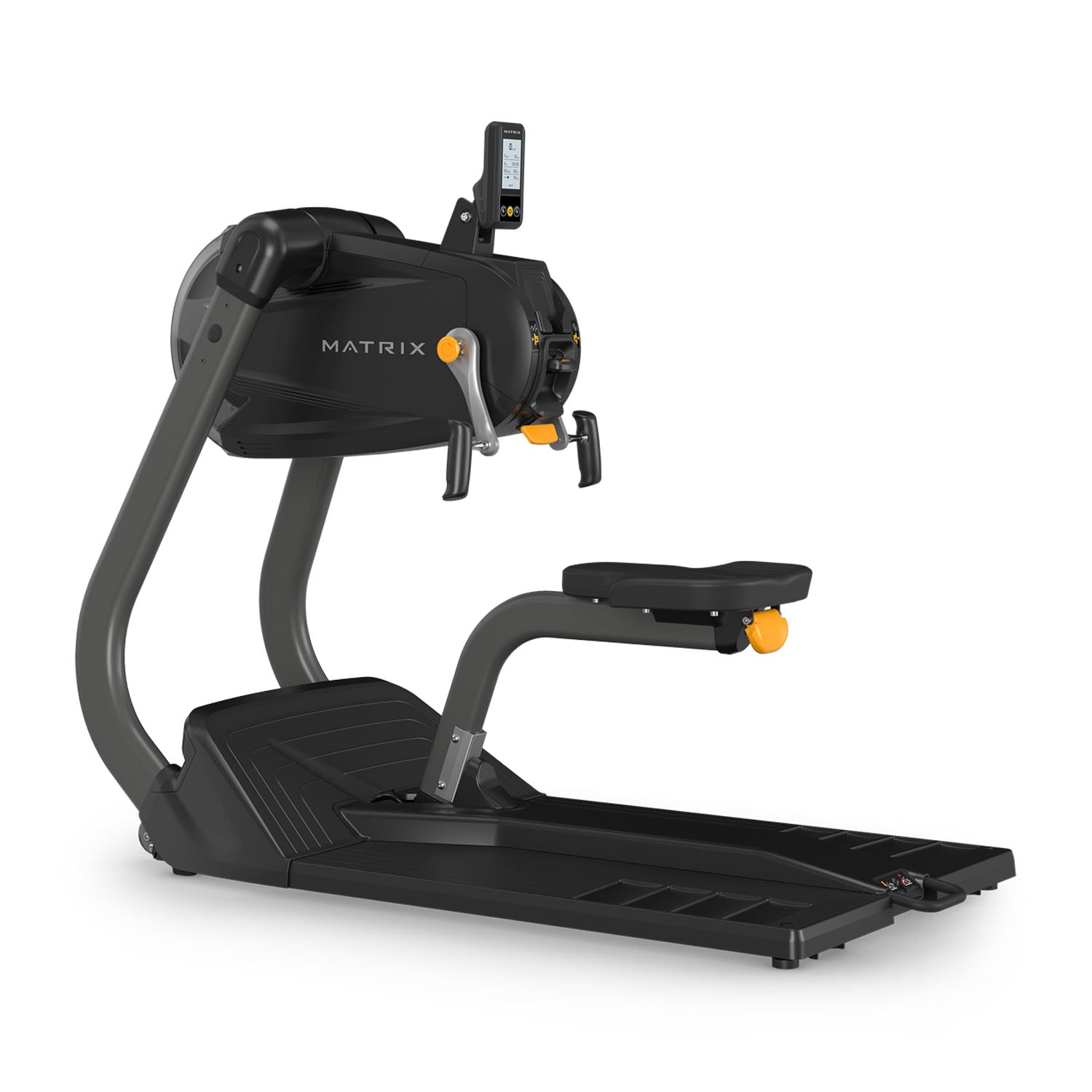 Upper Body Cycle w/UBCM Console. Manual Magnetic Resistance System; Generator powered; Backlit LCD; 450 lbs. max. user weight. (DELIVERY SITE SURVEY REQUIRED) Sales into Medical markets in U.S. only (active aging, indep. living, hospital affil., PT, Chiro, Asst. Living, LTC). No sales into Fitness markets. (DROP SHIP ONLY)