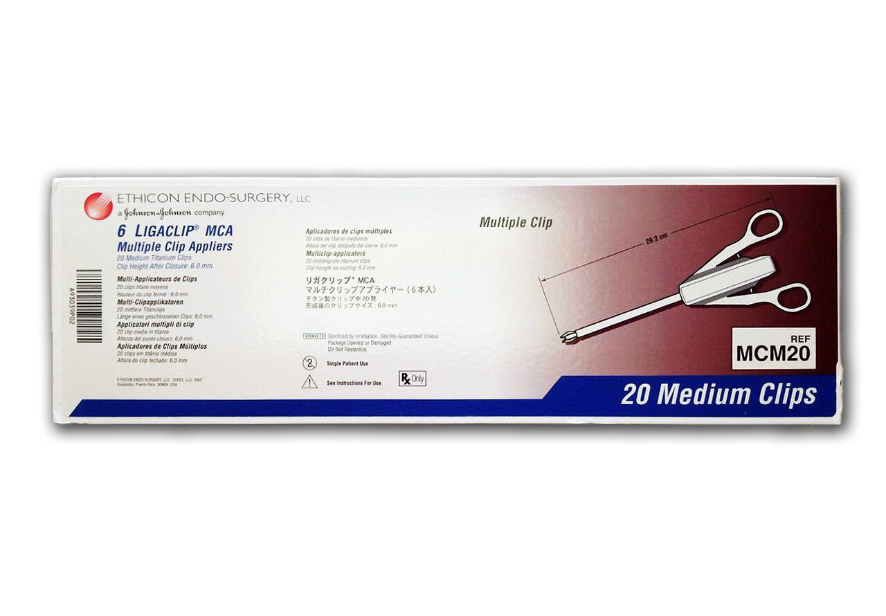 MCA Multiple Clip Applier, 20 Medium Clips, 11" applier, 6/bx (Continental US Only)