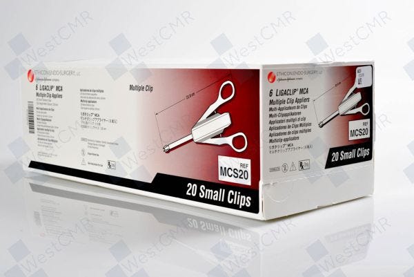 MCA Multiple Clip Applier, 20 Small Clips, 9 3/8" applier, 6/bx (Continental US Only)