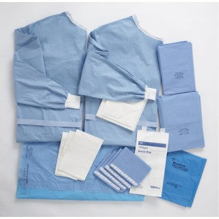 LuLu Radial/Femoral Angiography Surgical Drape, 80" x 135", Sterile, 20/cs (Continental US Only)