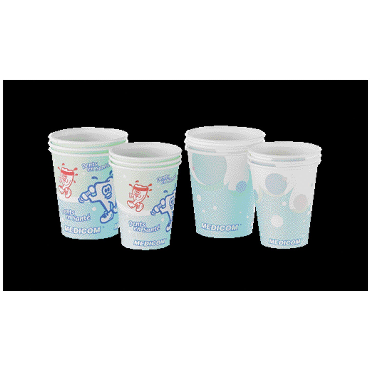 Paper Cup, 5 oz, Healthy Teeth Design, 100/slv, 10slv/cs (Not Available for sale into Canada)
