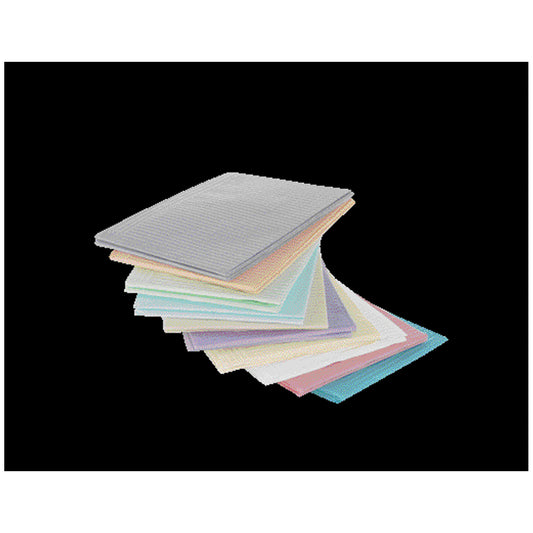 Dental Bib, 3-Ply Tissue, 1-Ply Poly, 13" x 18" Peach, 500/cs (Not Available for sale into Canada)