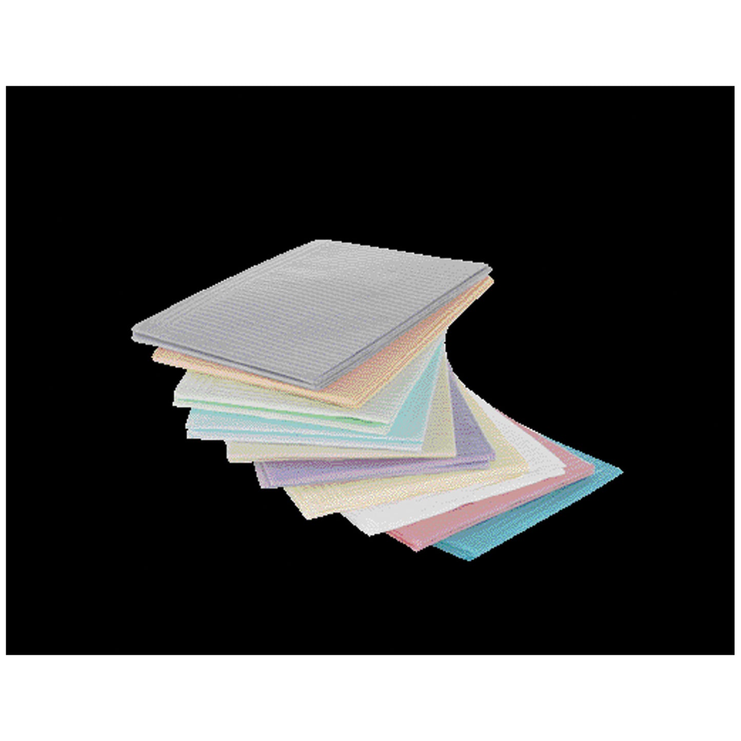 Dental Bib, 13" x 18", 2-Ply Paper + 1-Ply Poly, Blue, 500/cs (54 cs/plt) (Not Available for sale into Canada) 