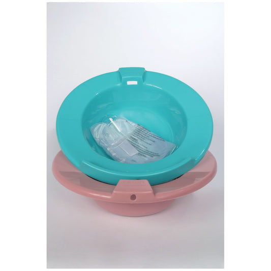 Sitz Bath Set, Turquoise, 10/cs