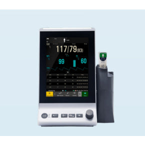 MDPro2500 Vital Signs Monitor with NIBP, SPO2, and oral temperature, 8'' high-resolution touch screen with internal WiFi and large internal memory, Includes Printer (DROP SHIP ONLY)