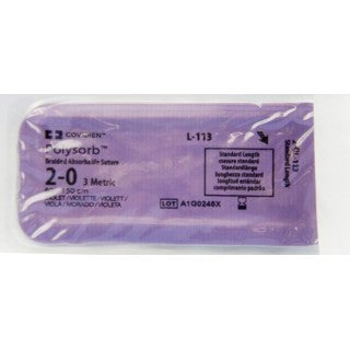 Suture, Standard Length, Size 2-0, Violet, 60", No Needle, 3 dz/bx (Continental US Only)