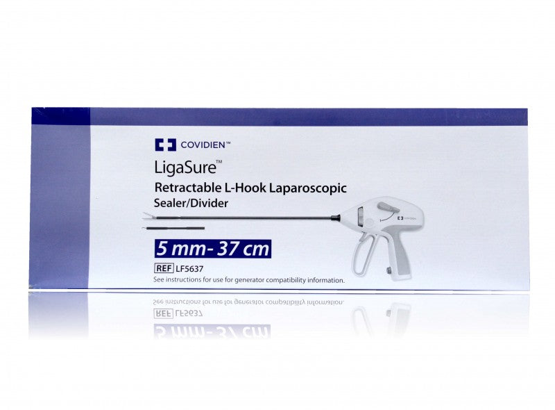 L-Hook Laparoscopic Sealer/ Divider, 37cm, Retractable, 6/cs (Continental US Only)